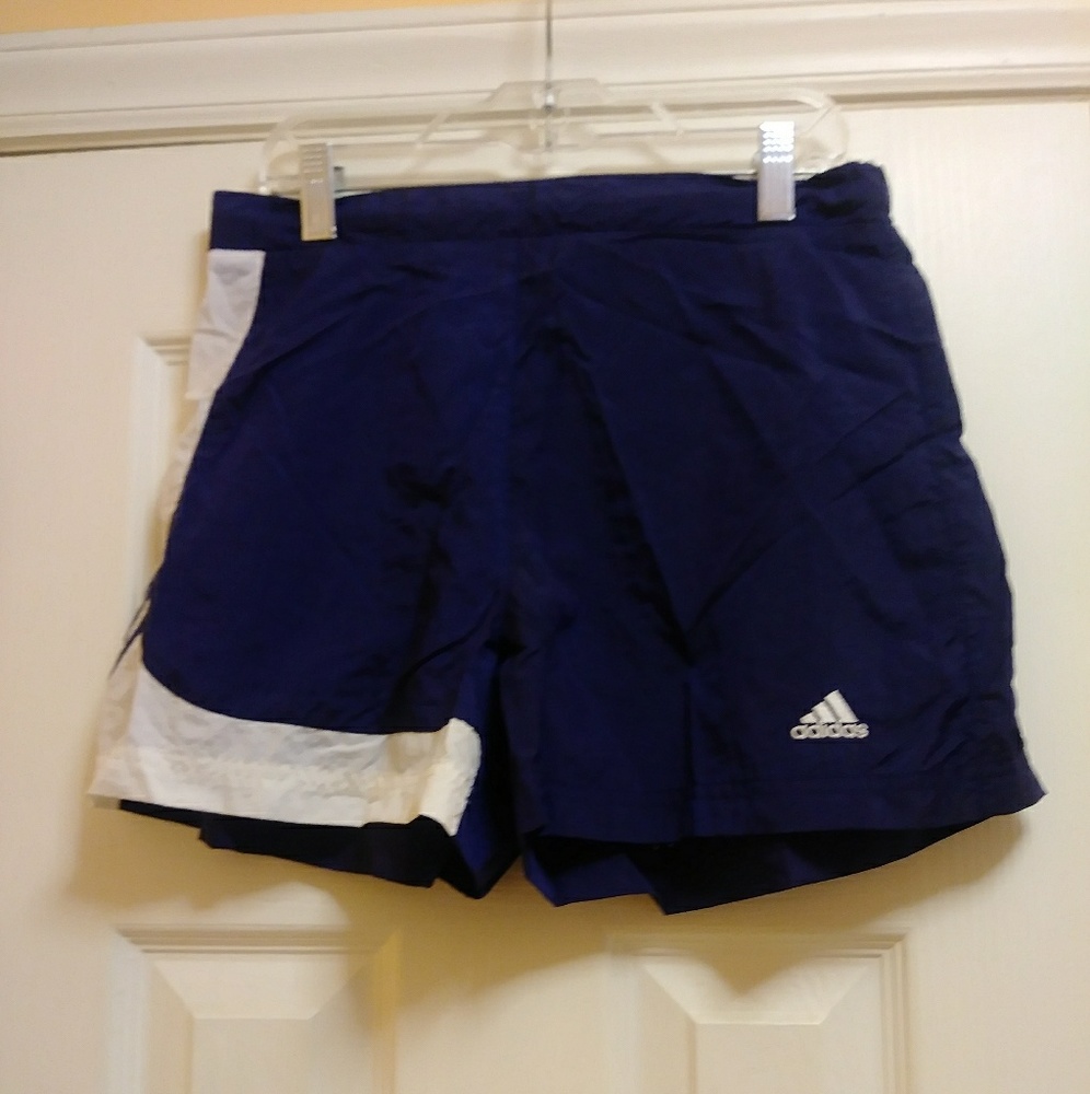 Adidas Women's Shorts Size Medium Blue Athletic